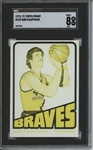 1972 Topps #125 Bob Kaufman 9 card progressive proof.